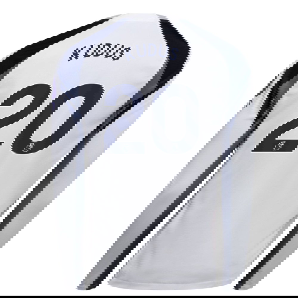 2025-2026 Tottenham Long Sleeve Home Shirt (Kudus 20)