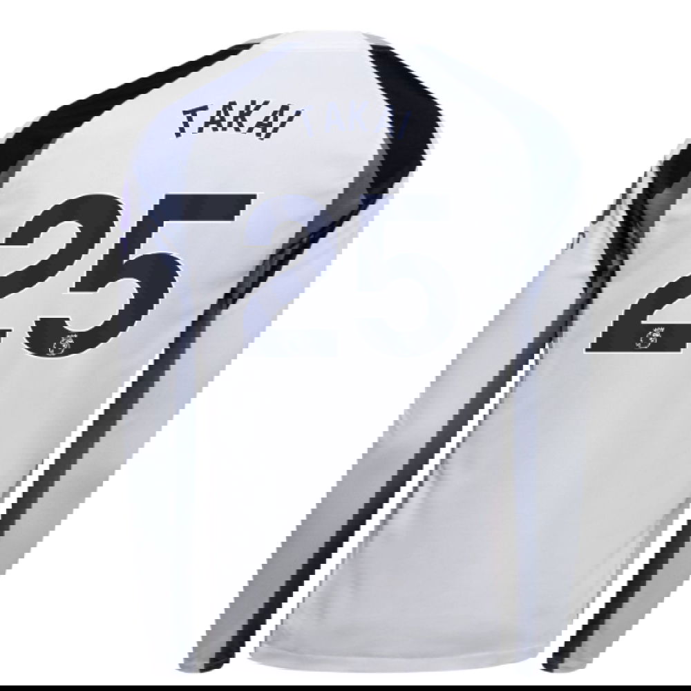 2025-2026 Tottenham Long Sleeve Home Shirt (Takai 25)