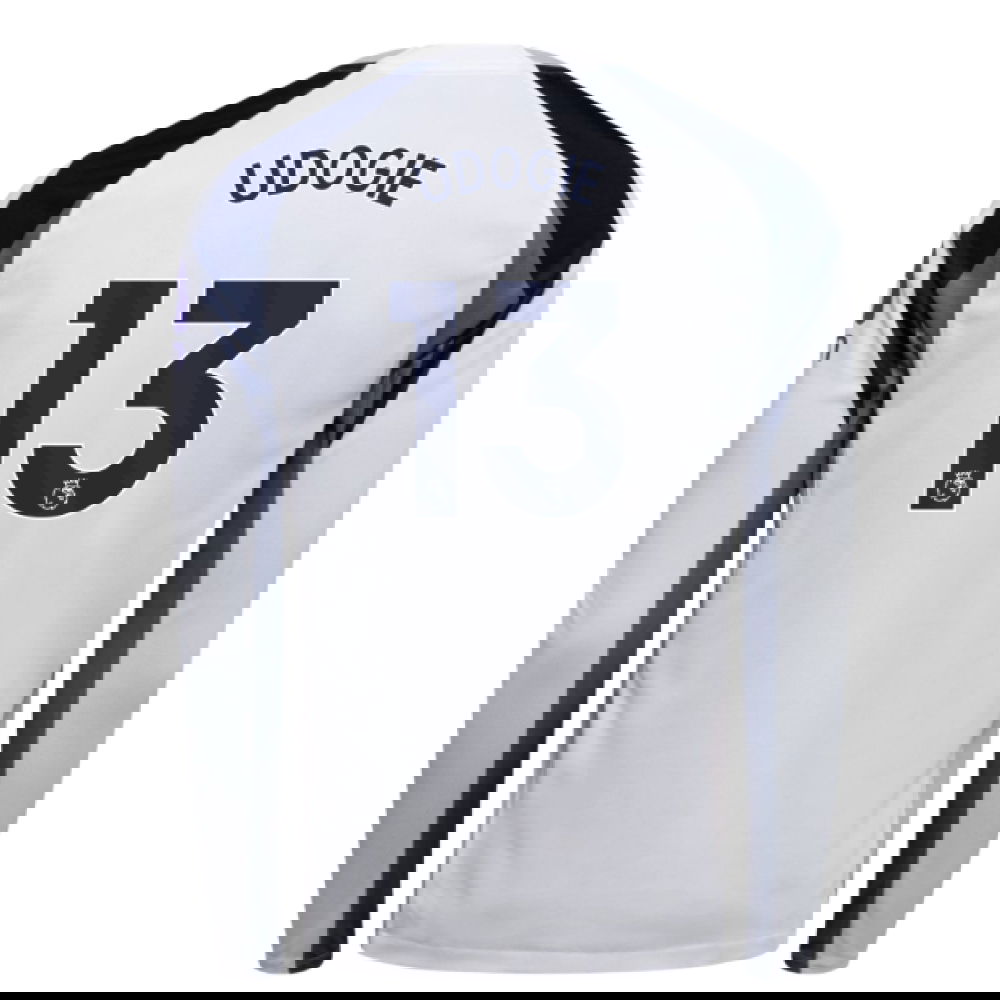 2025-2026 Tottenham Long Sleeve Home Shirt (Udogie 13)