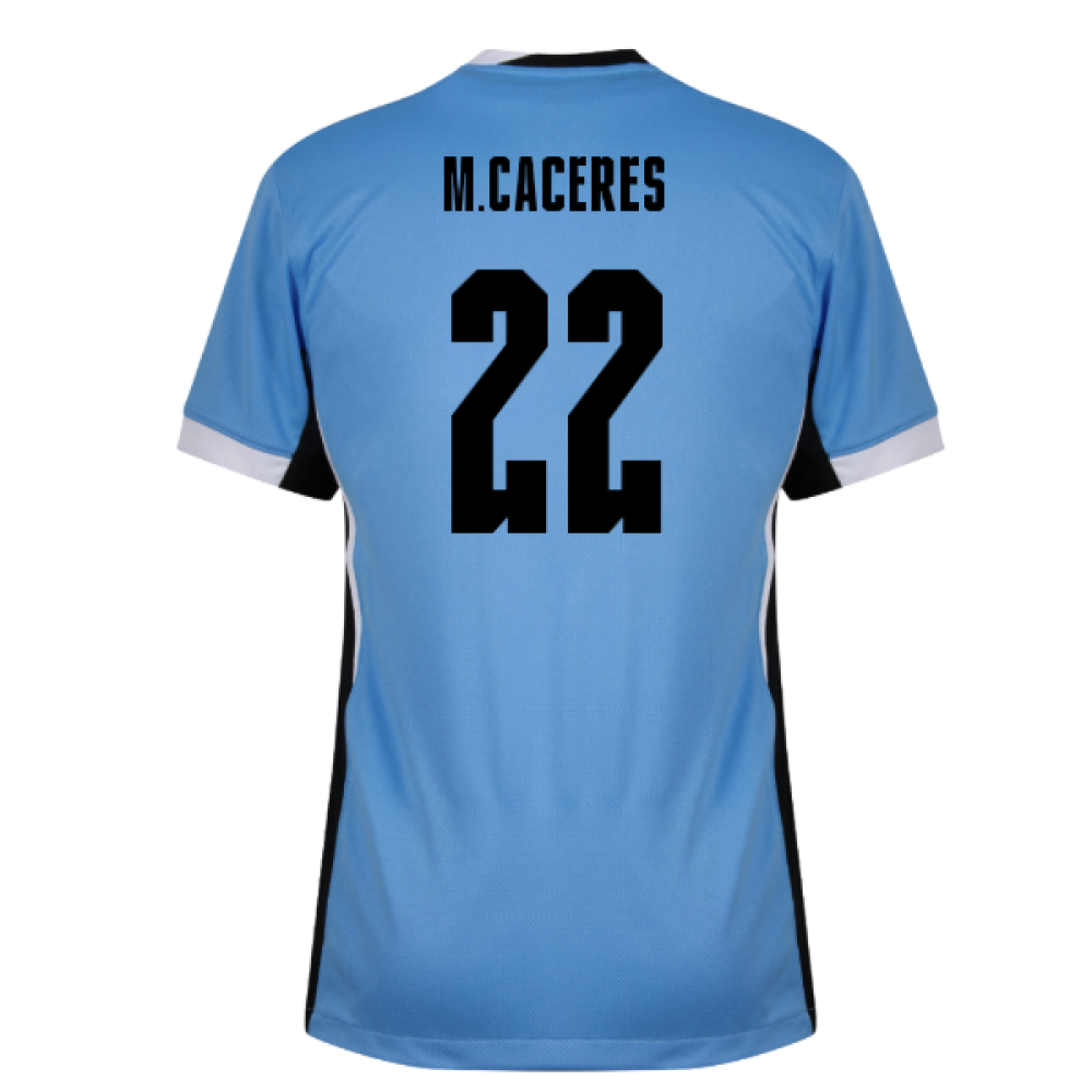 2025-2026 Uruguay Home Shirt (M.Caceres 22)