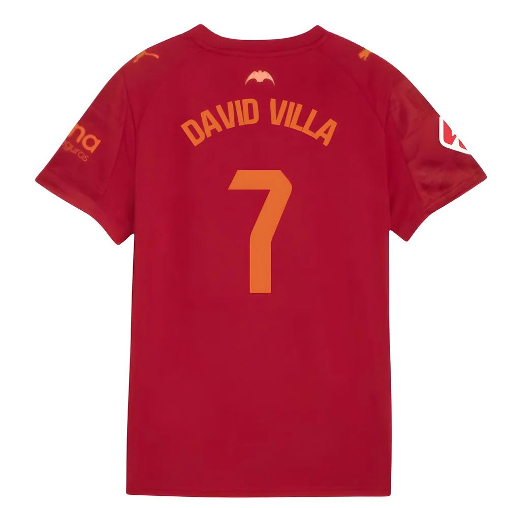 2025-2026 Valencia Away Shirt (David Villa 7)