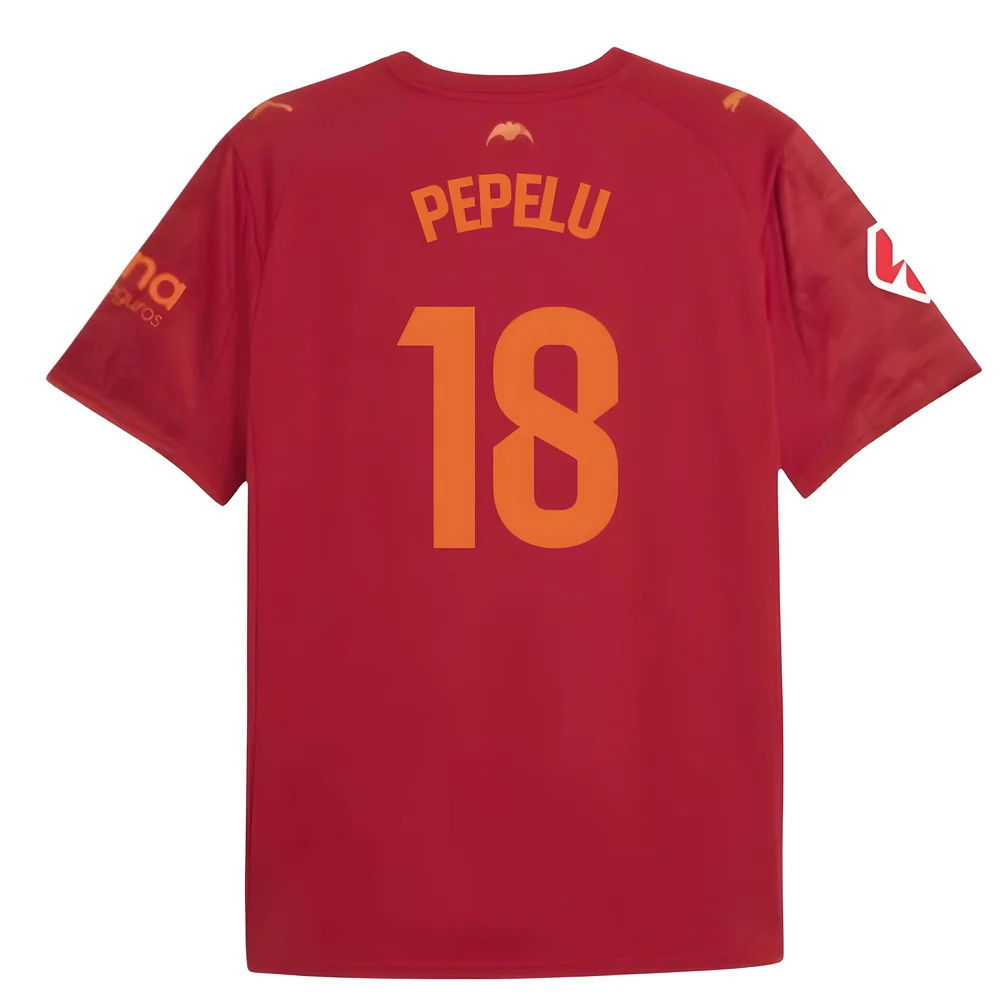 2025-2026 Valencia Away Shirt (Kids) (Pepelu 18)