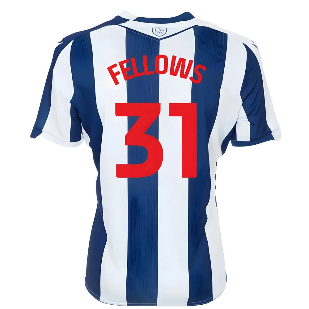2025-2026 West Brom WBA Home Shirt (Fellows 31)