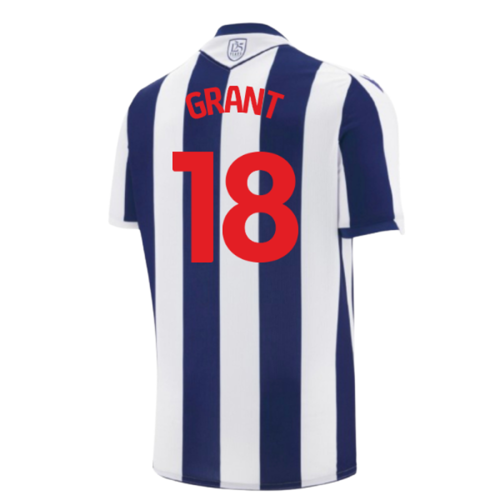 2025-2026 West Bromwich Albion WBA Home Shirt (Grant 18)