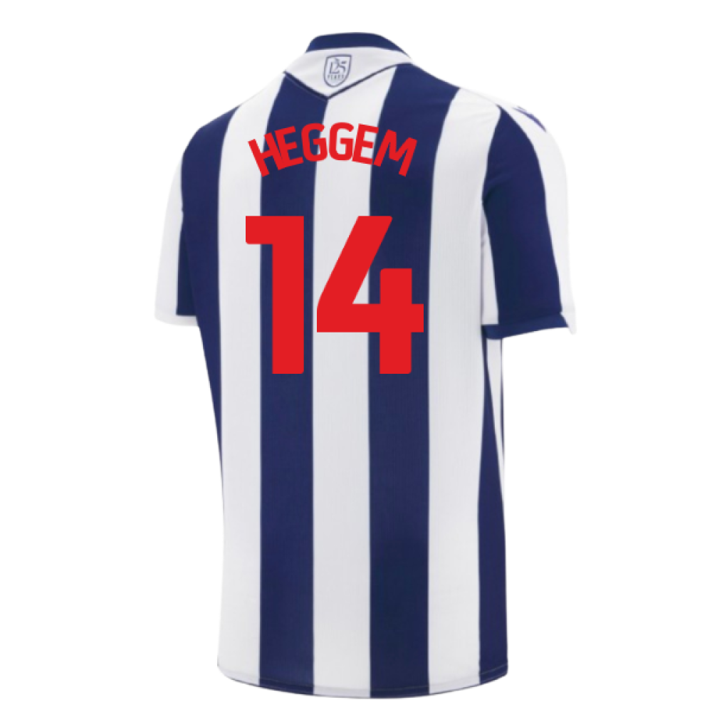 2025-2026 West Bromwich Albion WBA Home Shirt (Heggem 14)