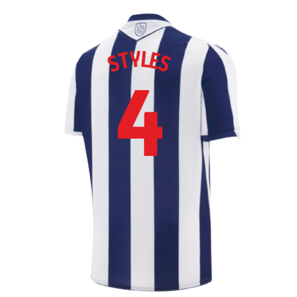 2025-2026 West Bromwich Albion WBA Home Shirt (Styles 4)