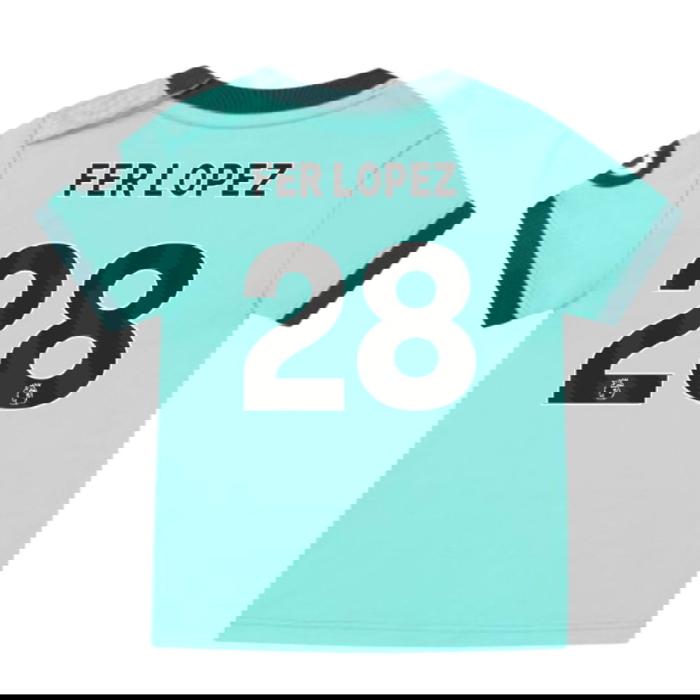 2025-2026 Wolves Away Baby Kit (Fer Lopez 28)