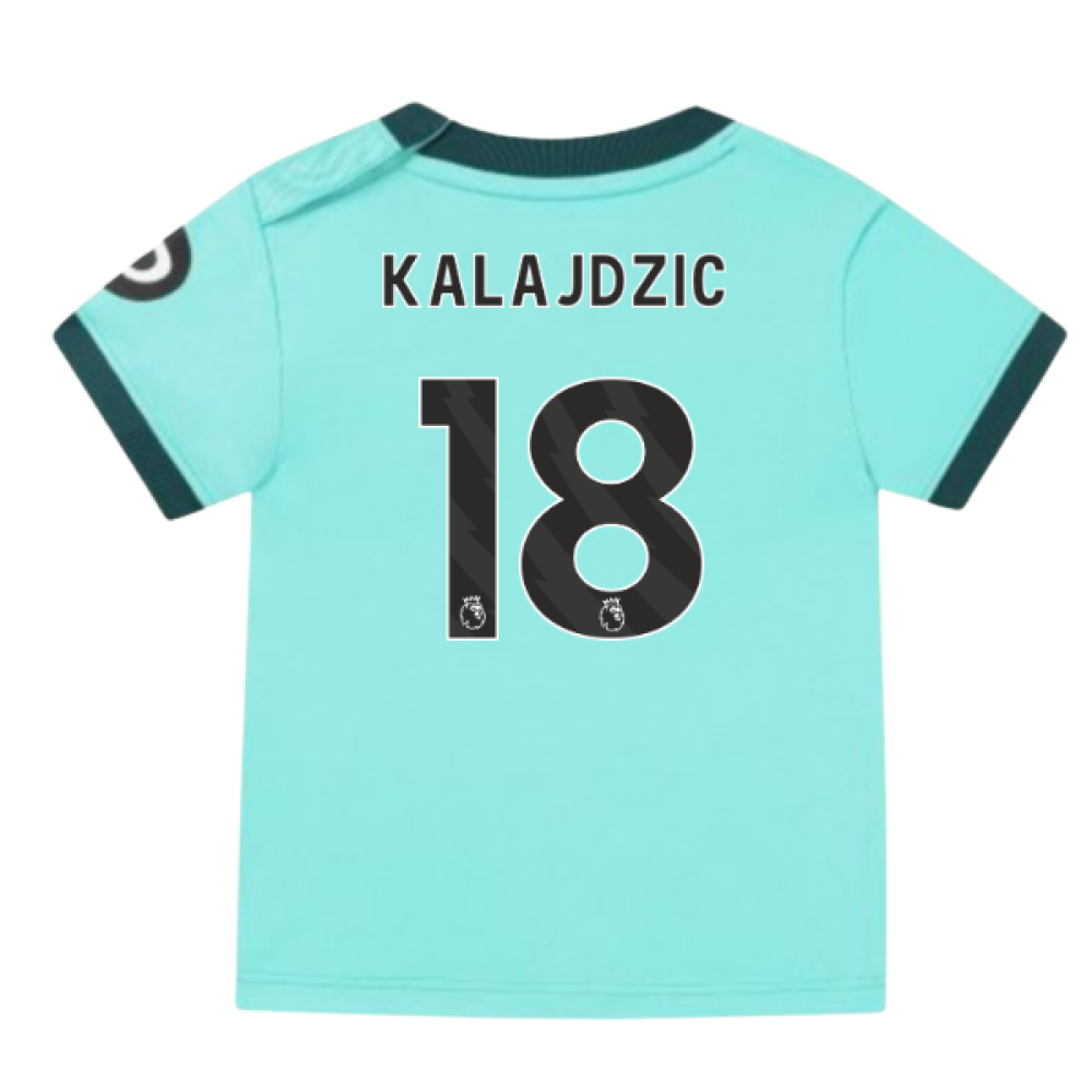 2025-2026 Wolves Away Baby Kit (Kalajdzic 18)