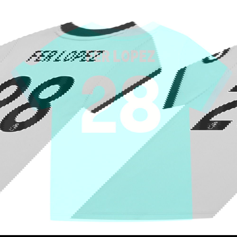 2025-2026 Wolves Away Infant Kit (Fer Lopez 28)