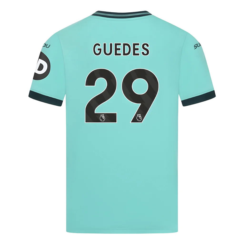 2025-2026 Wolves Away Shirt (Kids) (Guedes 29)
