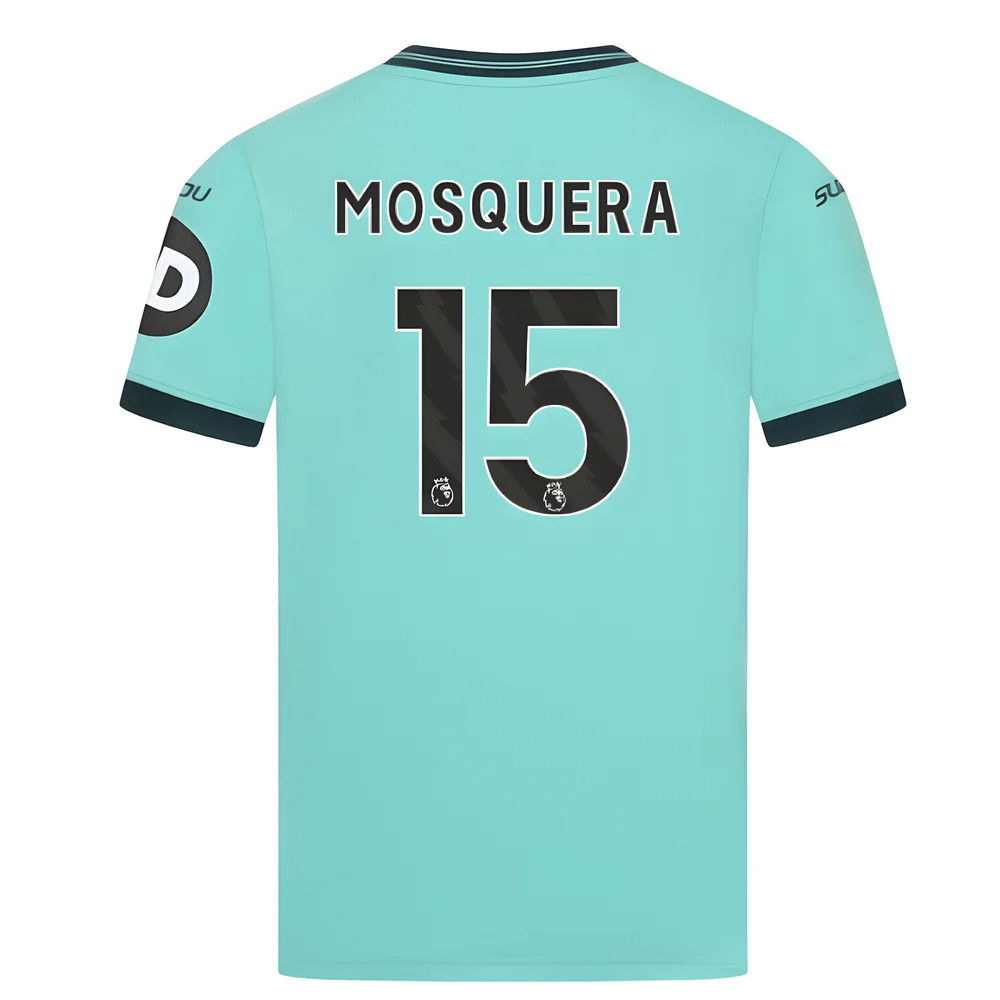 2025-2026 Wolves Away Shirt (Kids) (Mosquera 15)