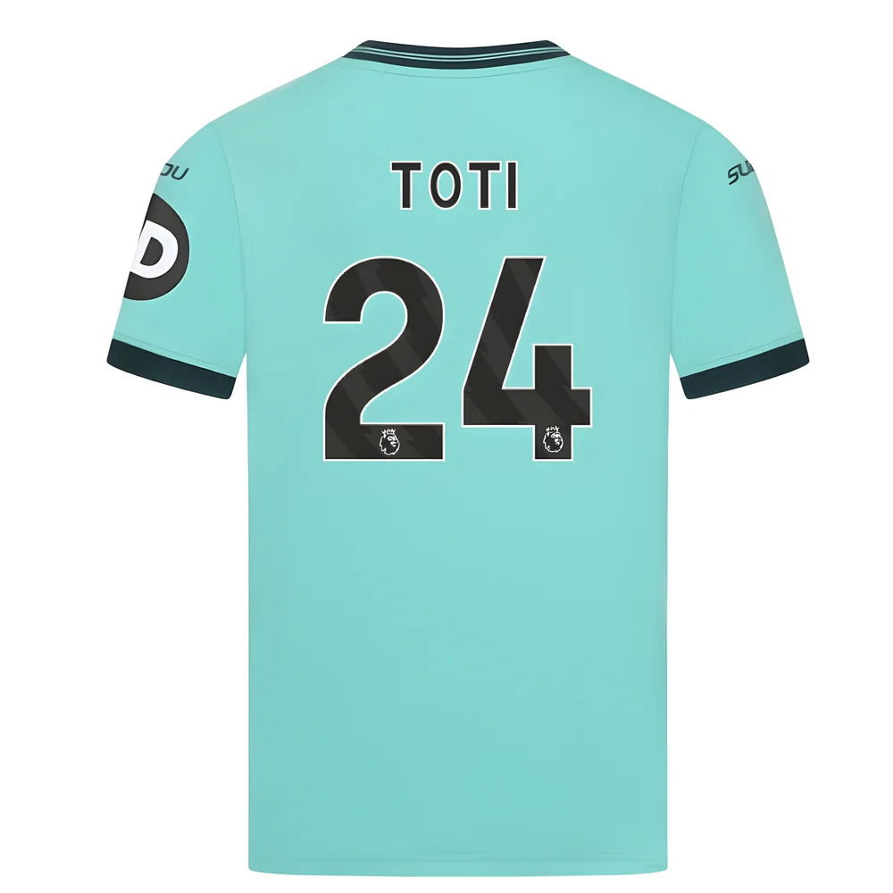 2025-2026 Wolves Away Shirt (Kids) (Toti 24)