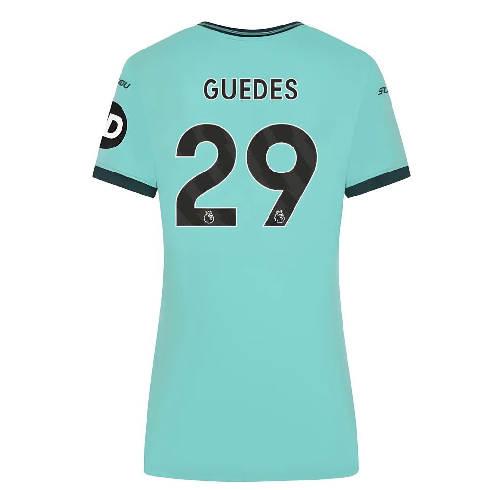 2025-2026 Wolves Away Shirt (Womens) (Guedes 29)