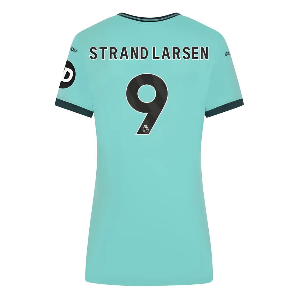 2025-2026 Wolves Away Shirt (Womens) (Strand Larsen 9)