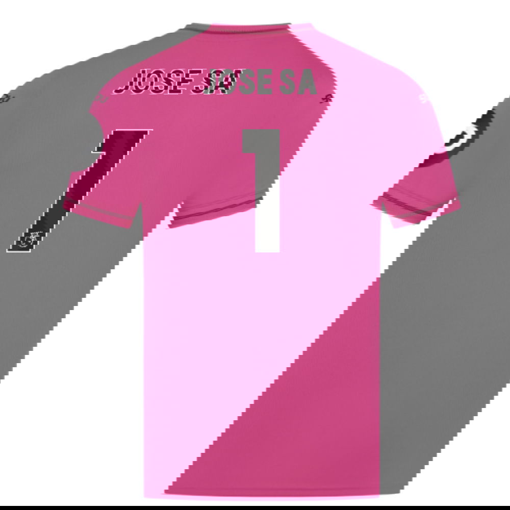 2025-2026 Wolves Goalkeeper Away Shirt (Pink) (Jose Sa 1)