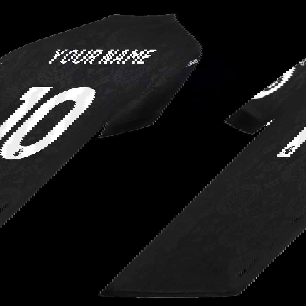 2025-2026 Wolves Goalkeeper Home Shirt (Black) (Your Name)