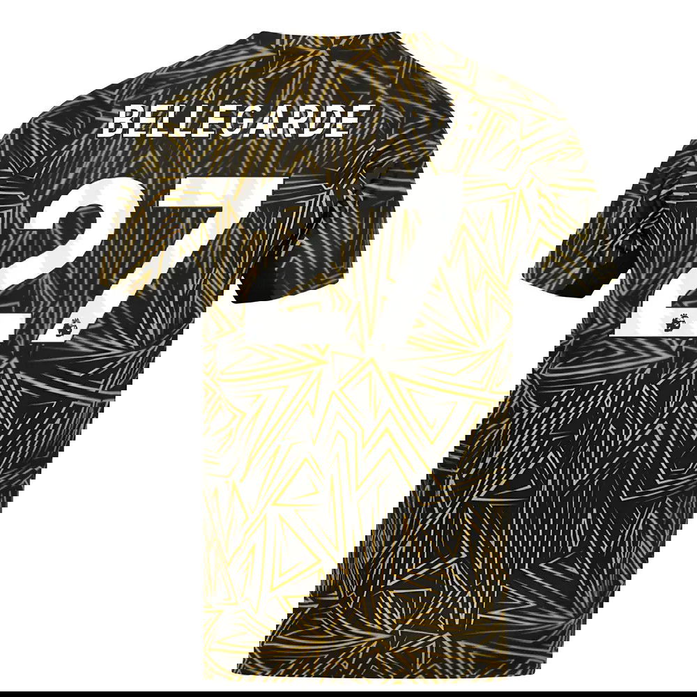 2025-2026 Wolves Home Pre-Match Shirt (Black) (Bellegarde 27)