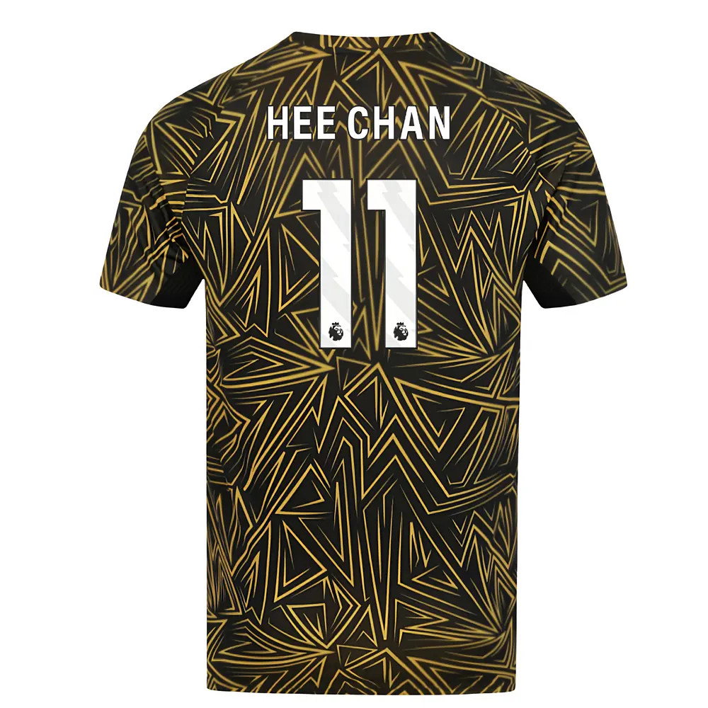 2025-2026 Wolves Home Pre-Match Shirt (Black) (Hee Chan 11)