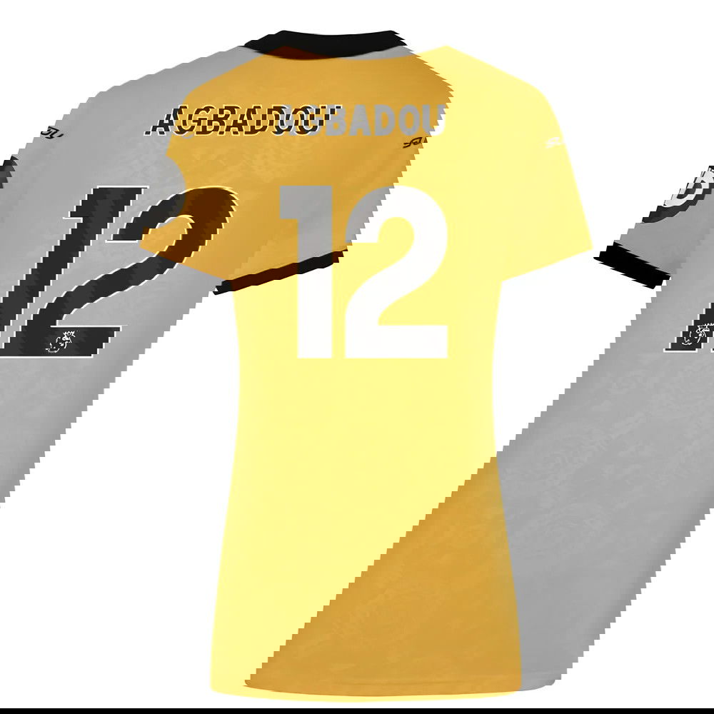 2025-2026 Wolves Home Shirt (Womens) (Agbadou 12)