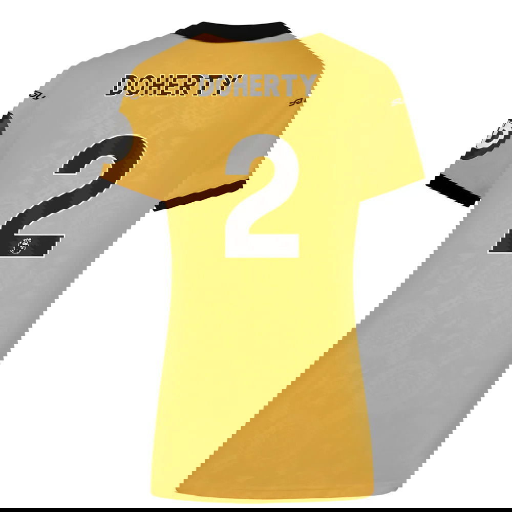 2025-2026 Wolves Home Shirt (Womens) (Doherty 2)