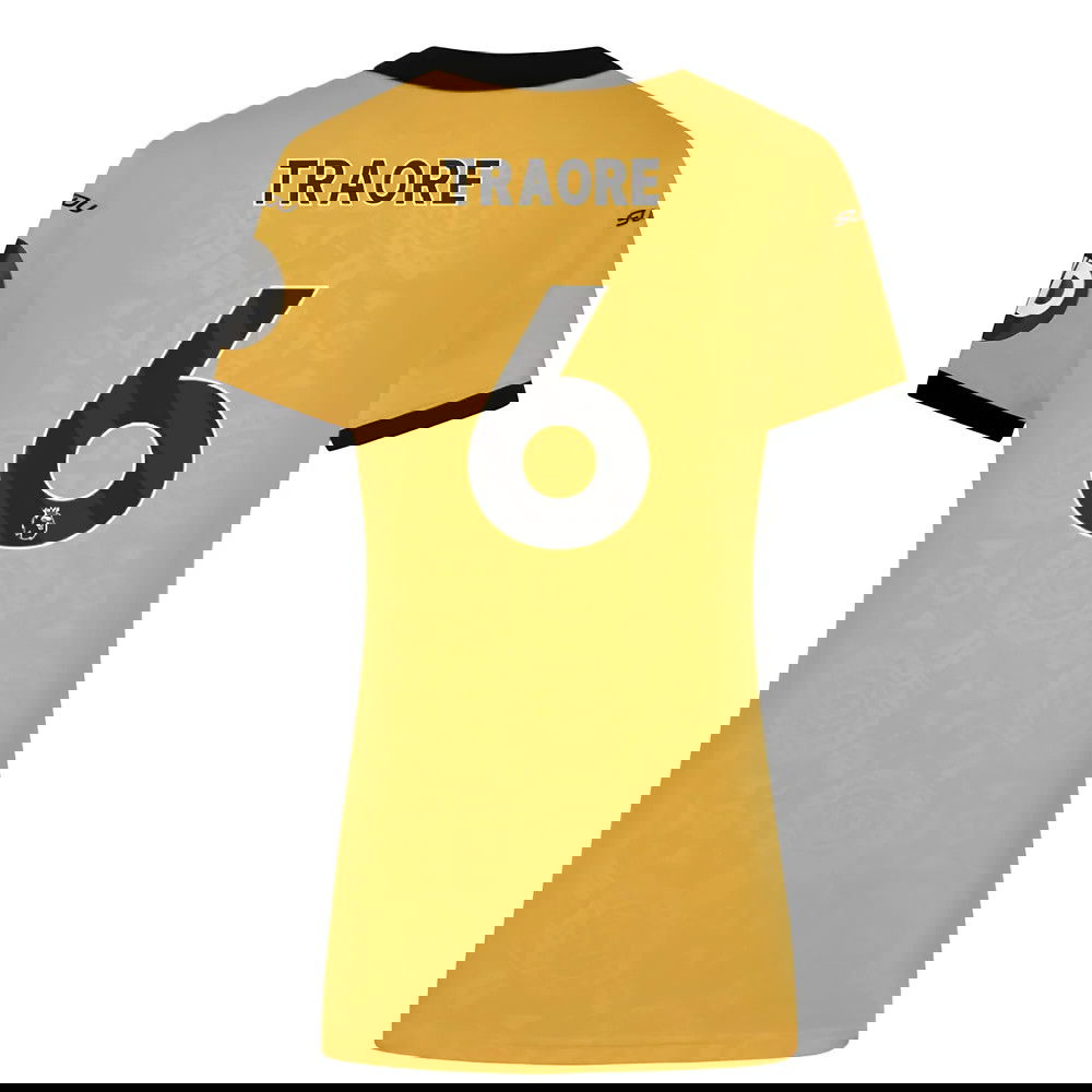 2025-2026 Wolves Home Shirt (Womens) (Traore 6)