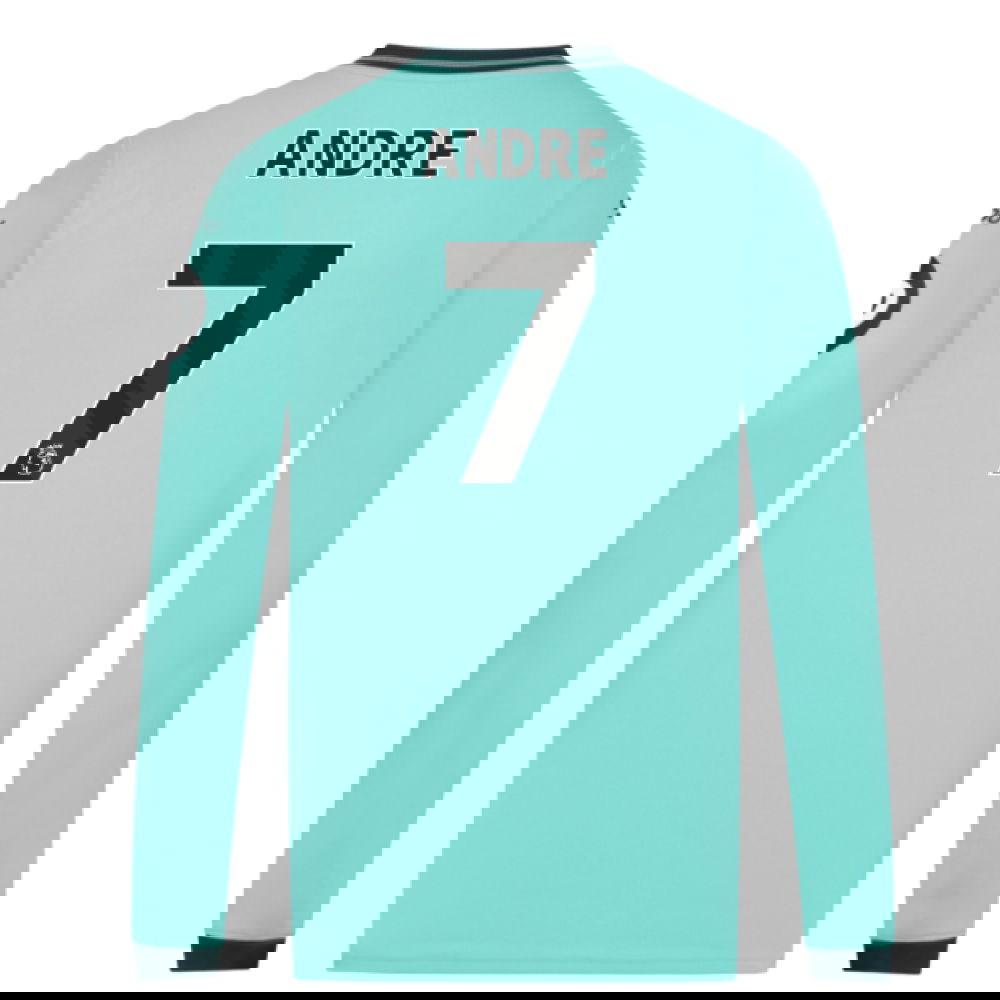 2025-2026 Wolves Long Sleeve Away Shirt (Andre 7)