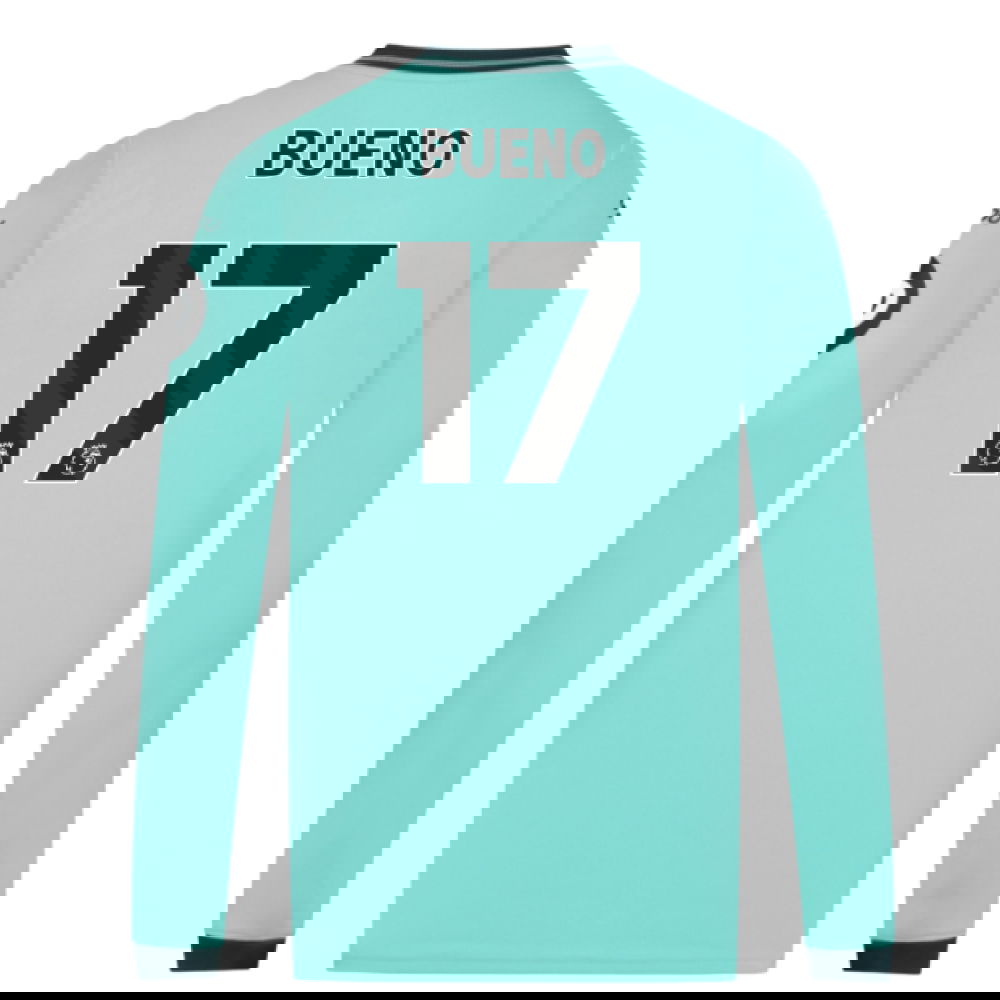 2025-2026 Wolves Long Sleeve Away Shirt (Bueno 17)