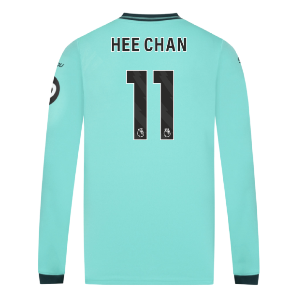 2025-2026 Wolves Long Sleeve Away Shirt (Hee Chan 11)