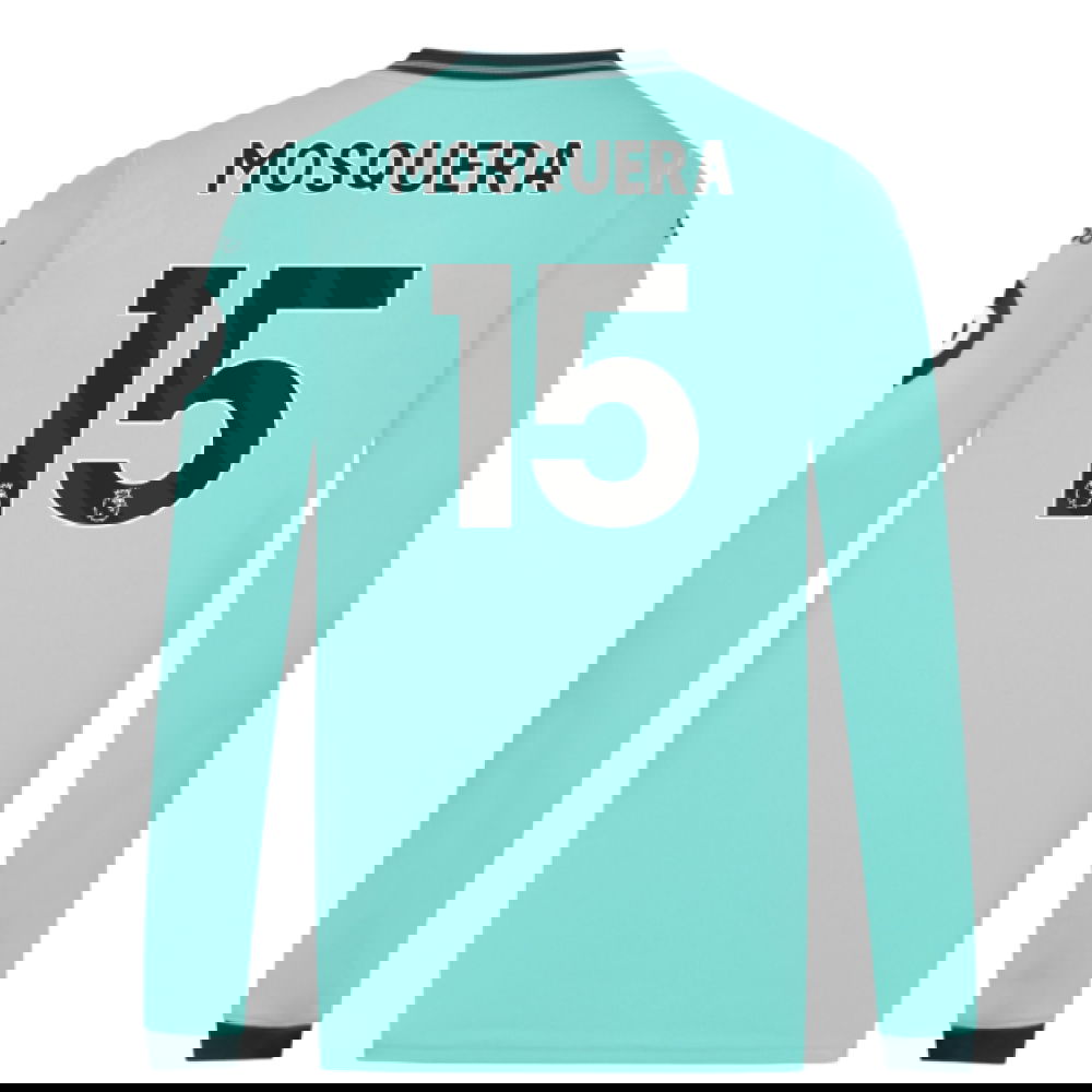2025-2026 Wolves Long Sleeve Away Shirt (Mosquera 15)