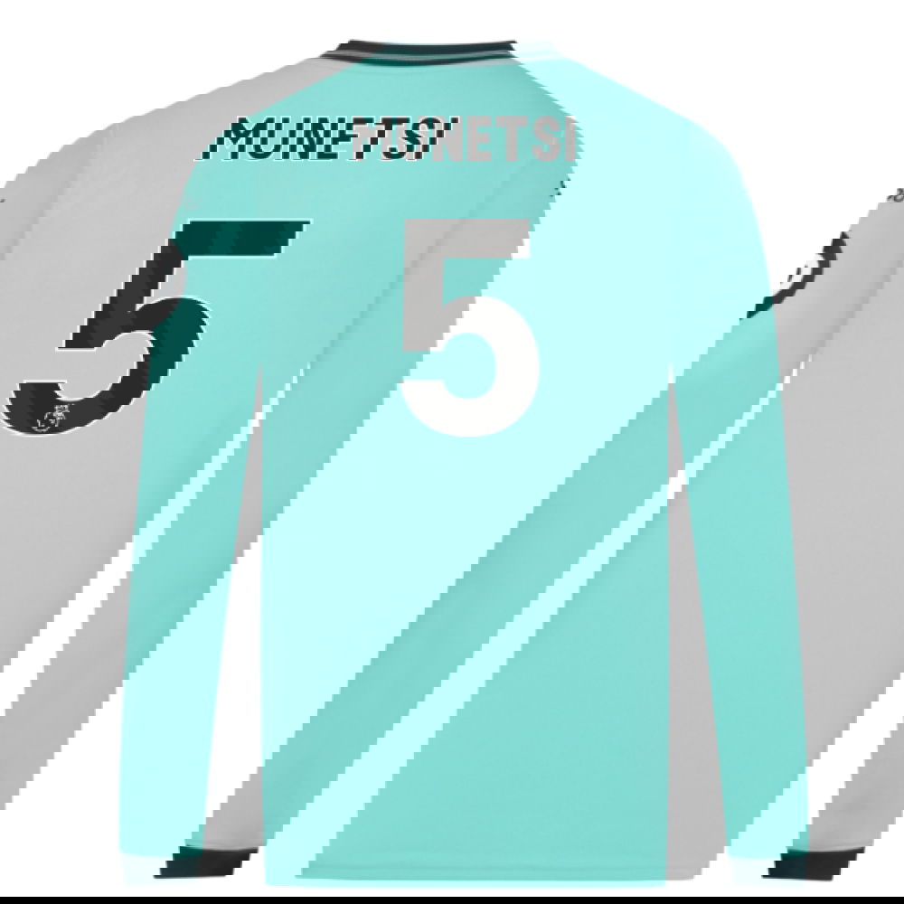 2025-2026 Wolves Long Sleeve Away Shirt (Munetsi 5)