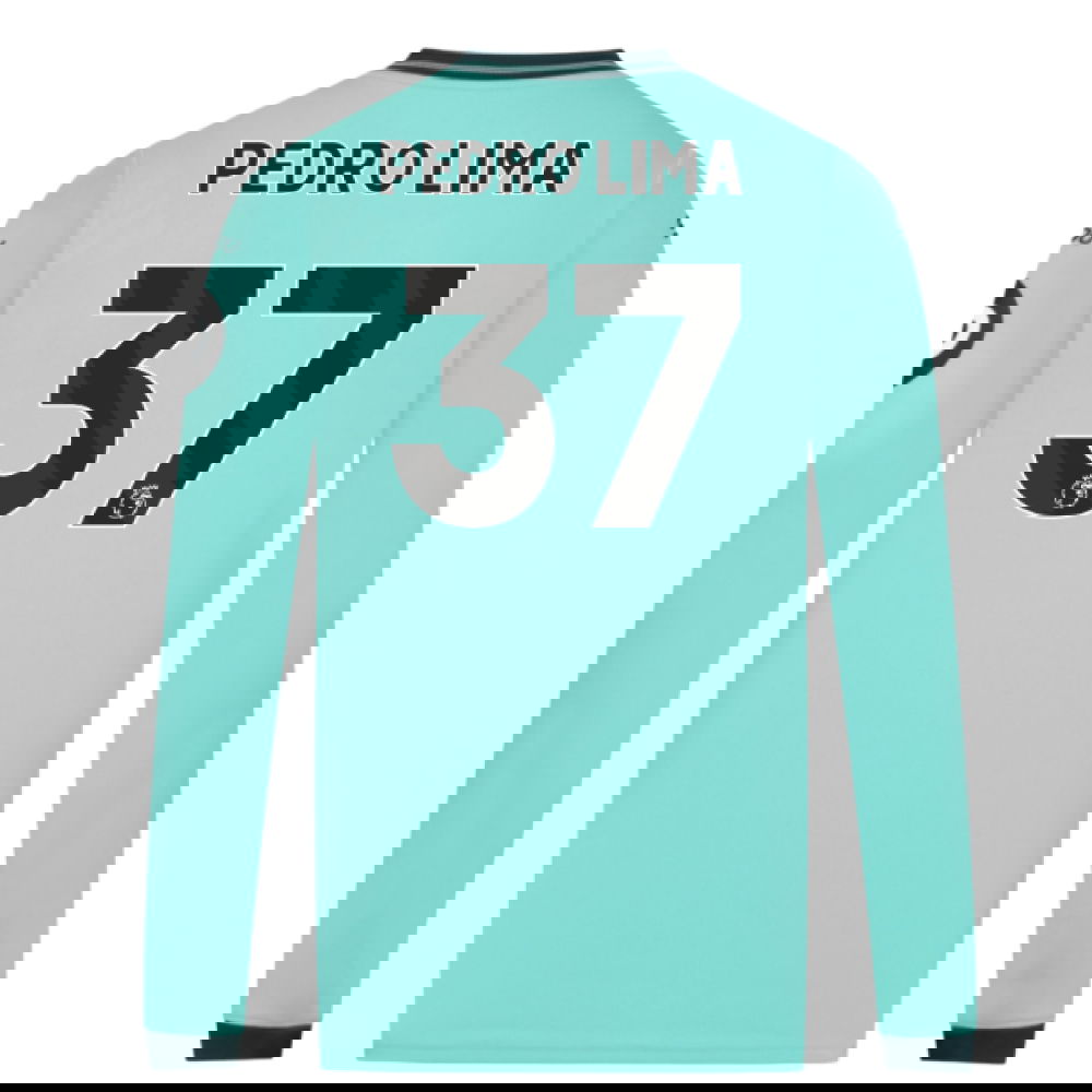 2025-2026 Wolves Long Sleeve Away Shirt (Pedro Lima 37)