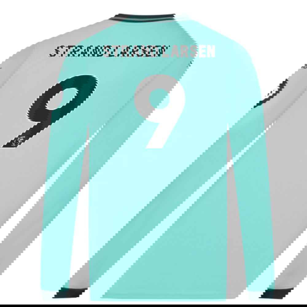 2025-2026 Wolves Long Sleeve Away Shirt (Strand Larsen 9)