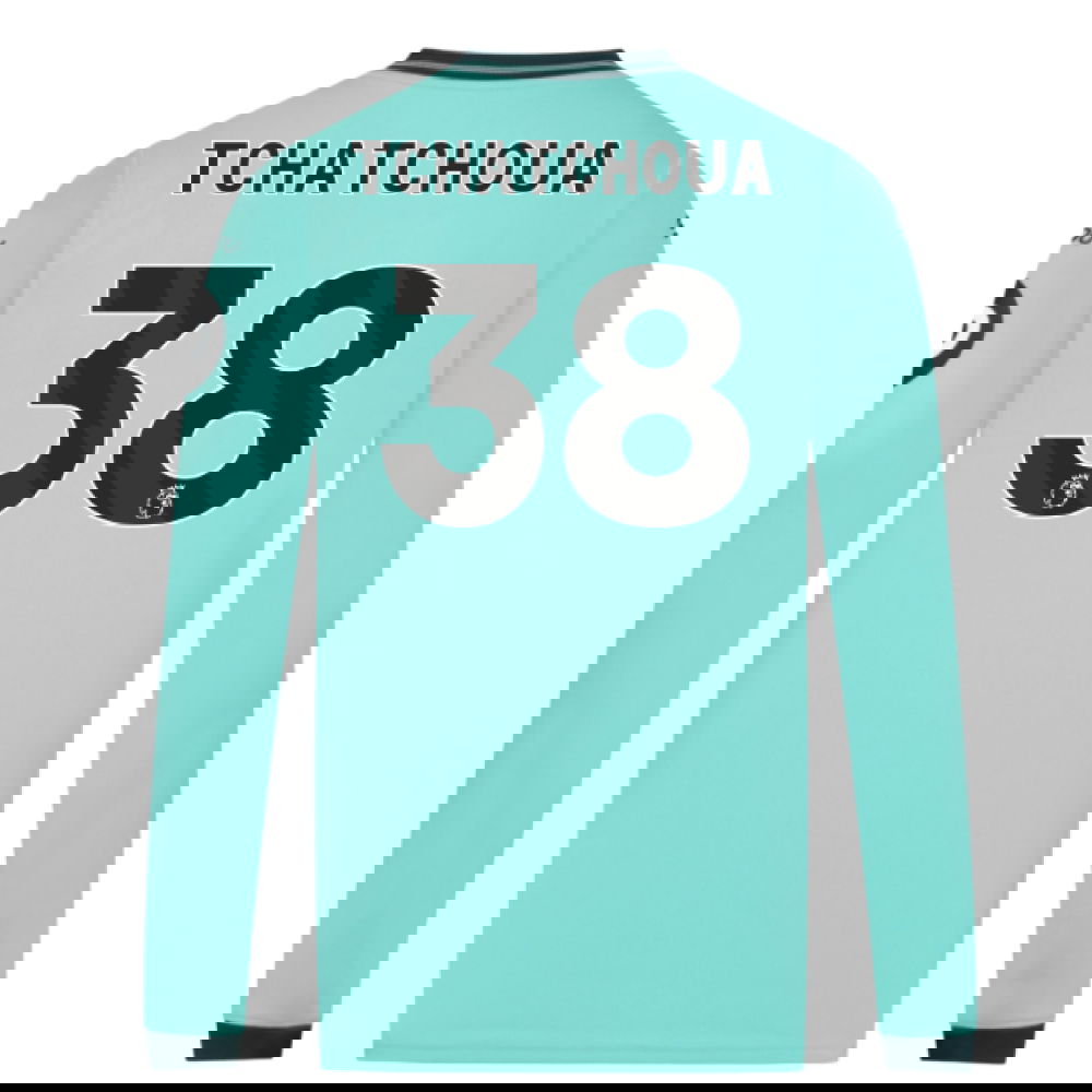 2025-2026 Wolves Long Sleeve Away Shirt (Tchatchoua 38)