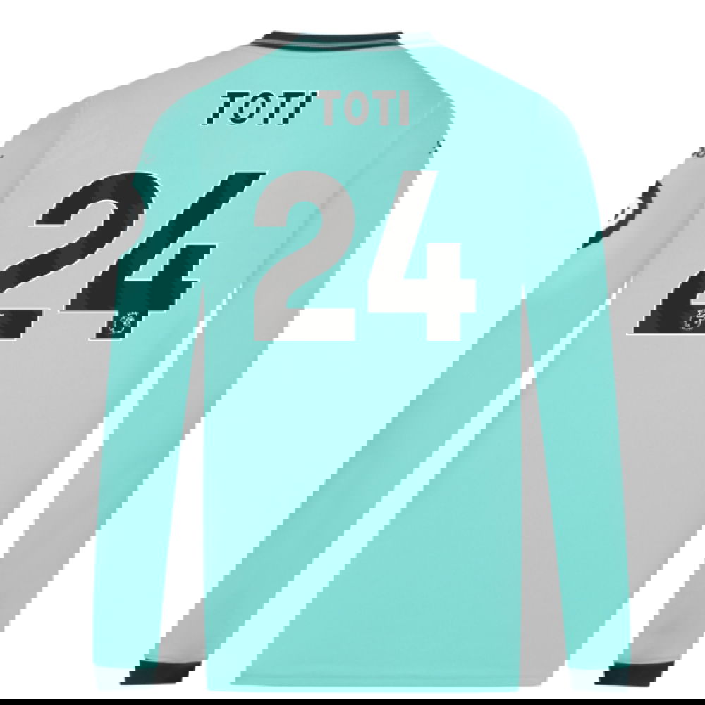 2025-2026 Wolves Long Sleeve Away Shirt (Toti 24)
