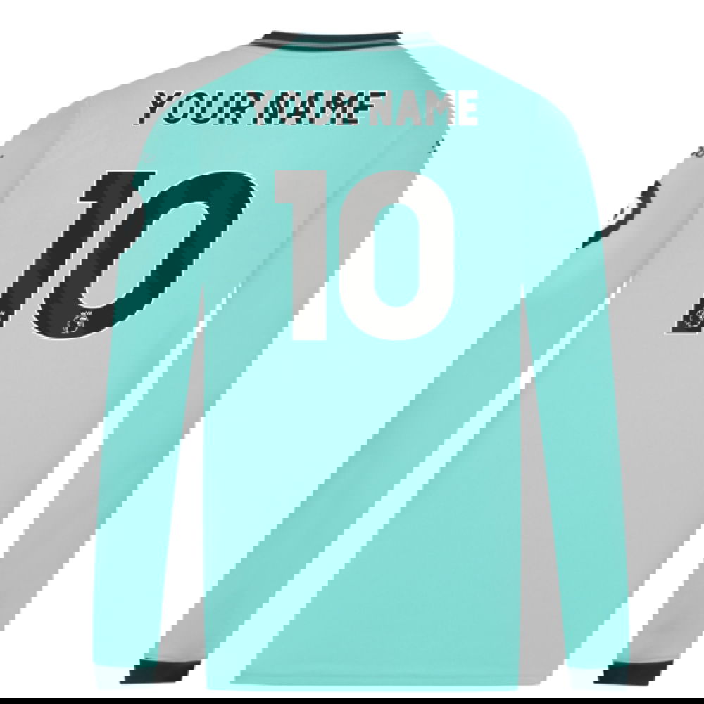 2025-2026 Wolves Long Sleeve Away Shirt (Your Name)