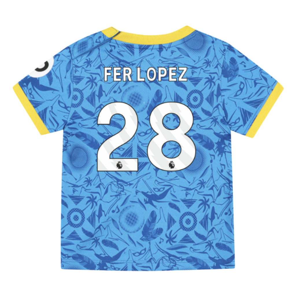 2025-2026 Wolves Third Baby Kit (Fer Lopez 28)