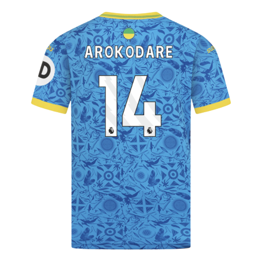 2025-2026 Wolves Third Shirt (Kids) (Arokodare 14)