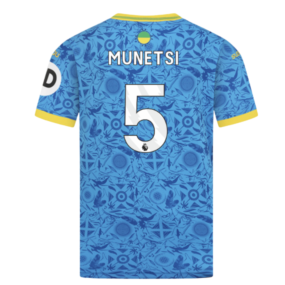 2025-2026 Wolves Third Shirt (Kids) (Munetsi 5)