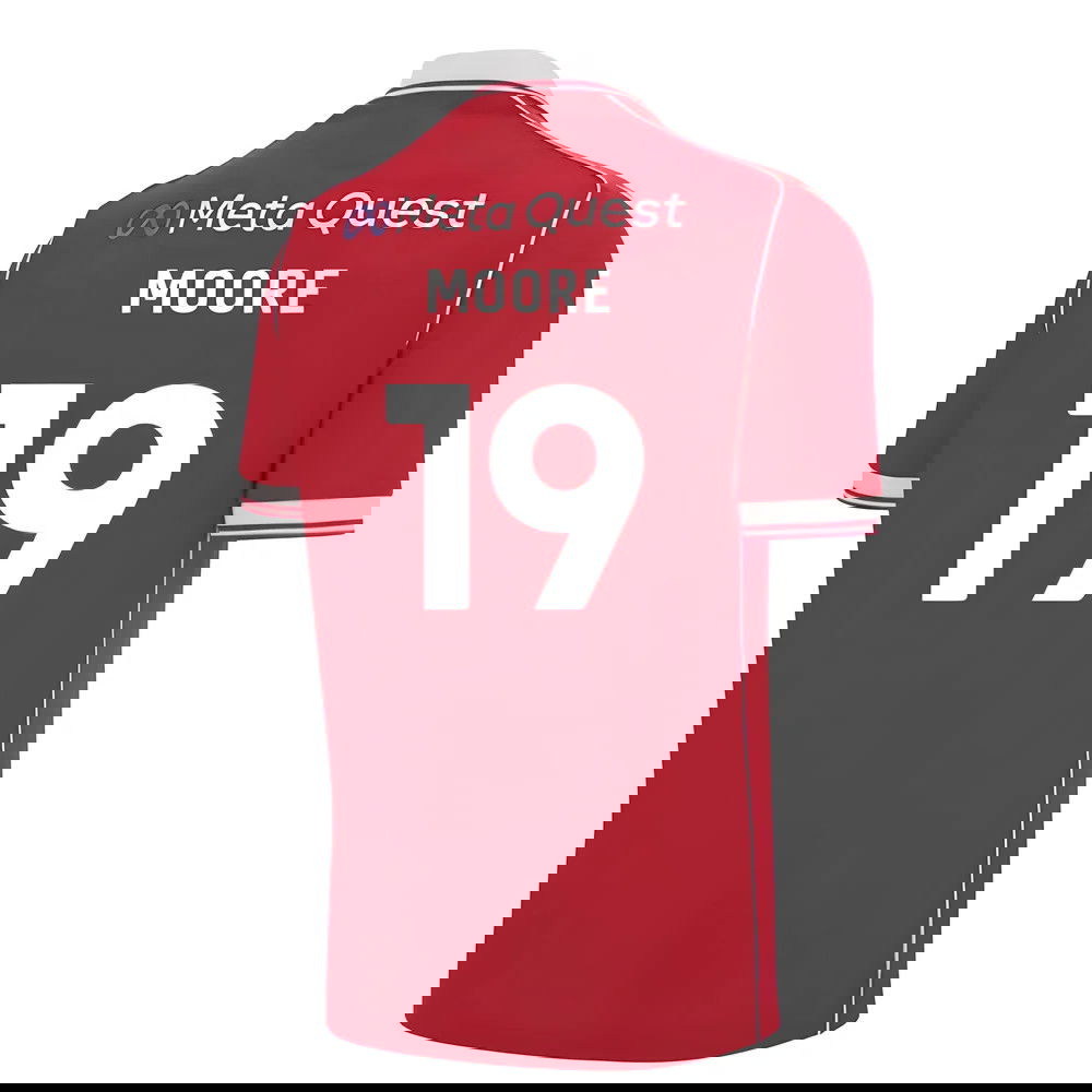 2025-2026 Wrexham Home Shirt (Moore 19)