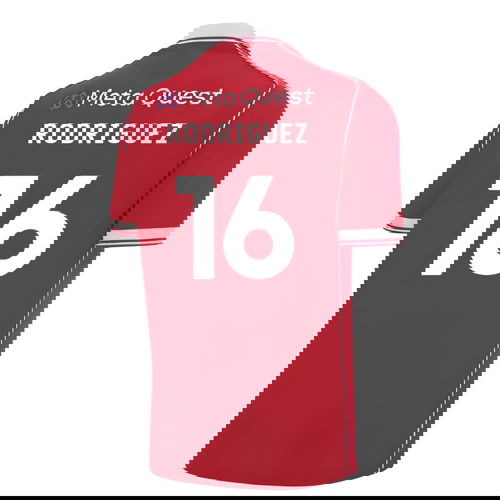 2025-2026 Wrexham Home Shirt (Rodriguez 16)