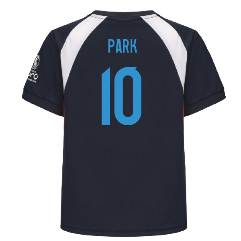 2025 England WEC Poly T-Shirt (Navy) - Kids (PARK 10)