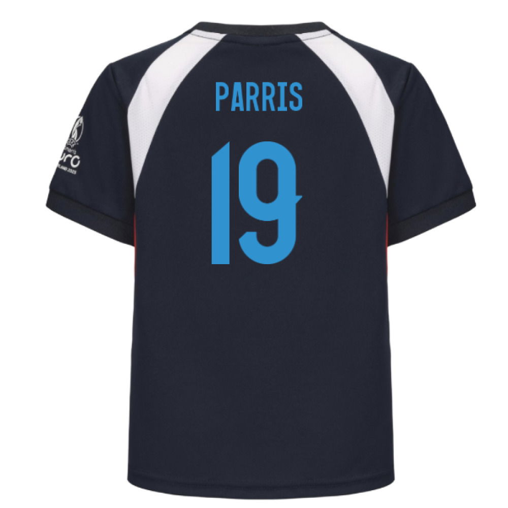 2025 England WEC Poly T-Shirt (Navy) - Kids (PARRIS 19)