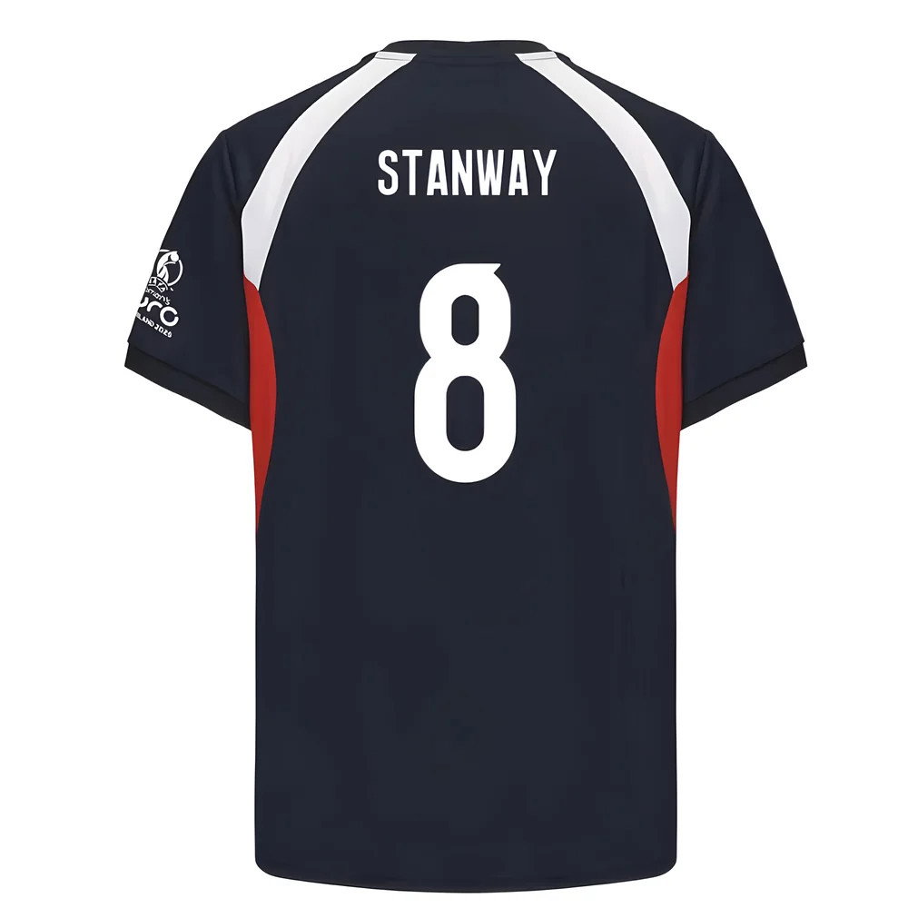 2025 England WEC Poly T-shirt (Navy) - Mens (STANWAY 8)
