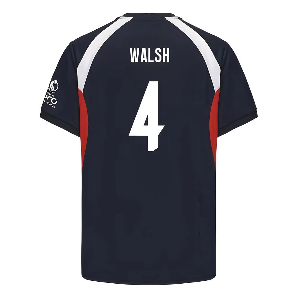 2025 England WEC Poly T-shirt (Navy) - Mens (WALSH 4)