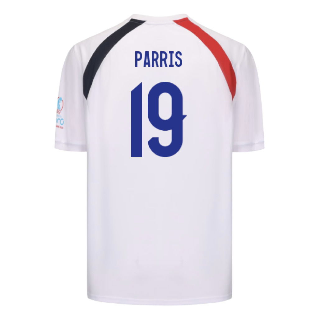 2025 England WEC Poly T-Shirt (White) - Mens (PARRIS 19)