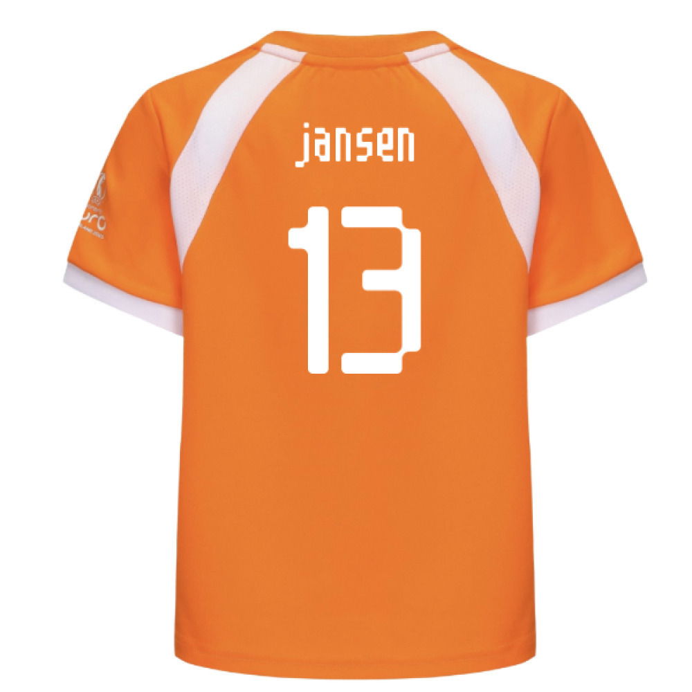 2025 Netherlands WEC Poly T-shirt (Orange) - Kids (Jansen 13)