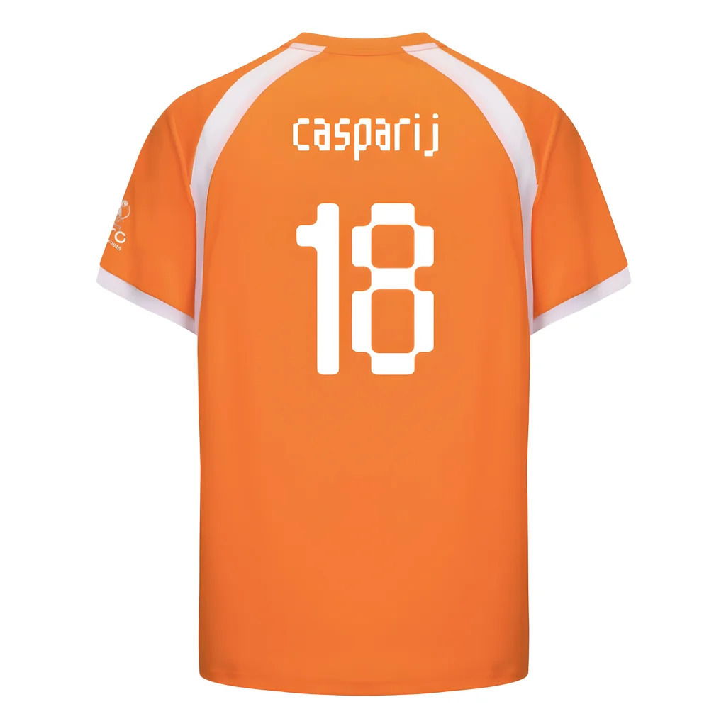 2025 Netherlands WEC Poly T-shirt (Orange) - Mens (Casparij 18)