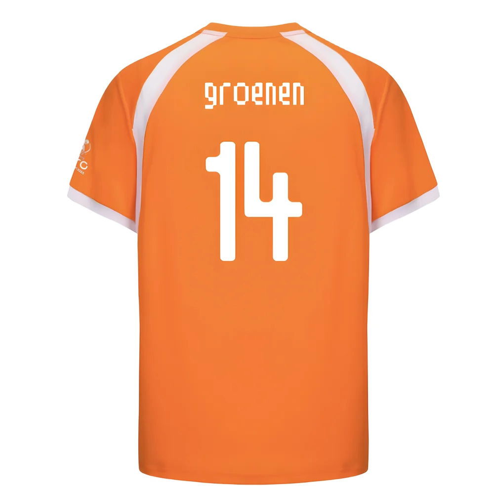 2025 Netherlands WEC Poly T-shirt (Orange) - Mens (Groenen 14)