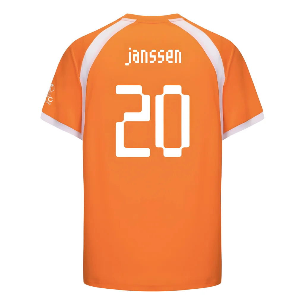 2025 Netherlands WEC Poly T-shirt (Orange) - Mens (Janssen 20)