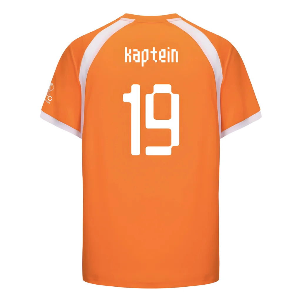 2025 Netherlands WEC Poly T-shirt (Orange) - Mens (Kaptein 19)